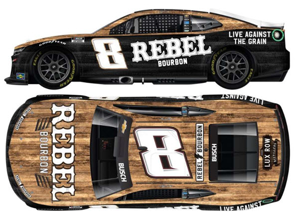 2025 Kyle Busch NASCAR Diecast 8 Rebel Burbon CWC 1:24 Lionel Action ARC 99