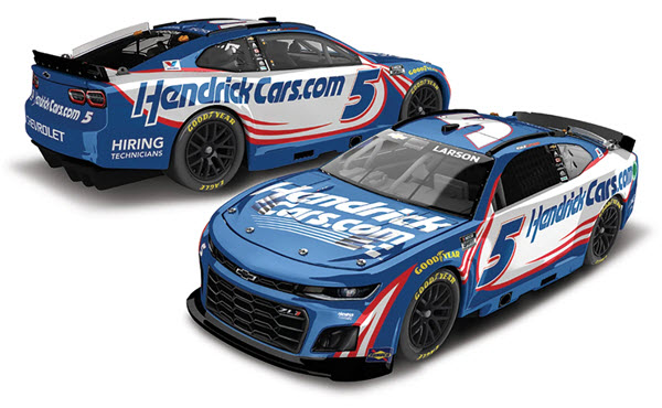 2025 Kyle Larson NASCAR Diecast 5 HendrickCars Hendrick Cars 1:64 CWC Lionel Action ARC Diecast Chassis 99