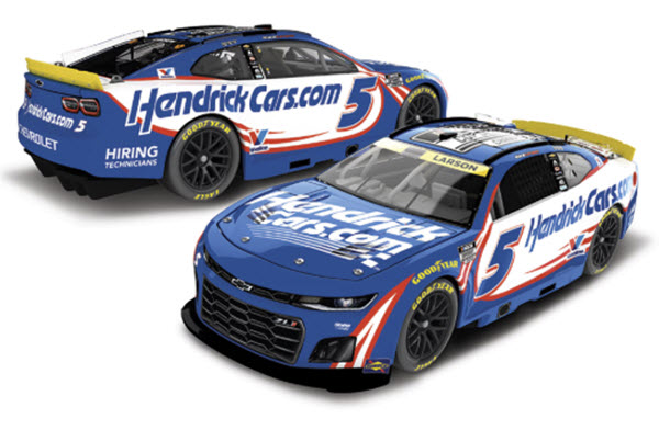 2025 Kyle Larson NASCAR Diecast 5 HendrickCars Hendrick Cars Cup Series Champion 1:24 CWC Lionel Action ARC Color Chrome 99