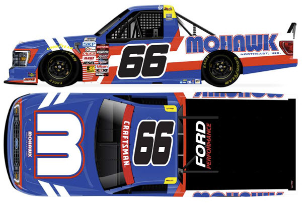 2025 Luke Baldwin NASCAR Diecast 66 Mohawk Northeast 1:24 Truck Lionel Action ARC 99