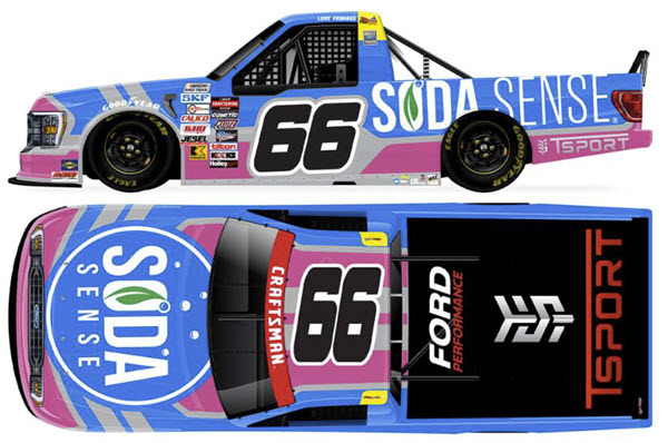 2025 Luke Fenhaus NASCAR Diecast 66 Soda Sense 1:24 Truck Lionel Action ARC 99