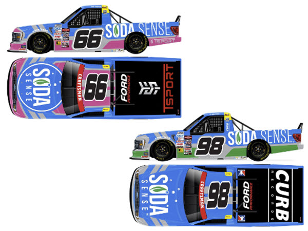 2025 Luke Fenhaus Ty Majeski NASCAR Diecast 66 Soda Sense 1:64 Truck Lionel Action ARC 99