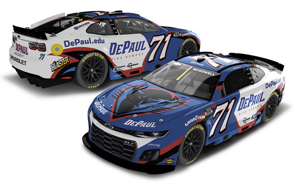 2025 Michael McDowell NASCAR Diecast 71 DePaul CWC 1:64 Lionel Action ARC 99