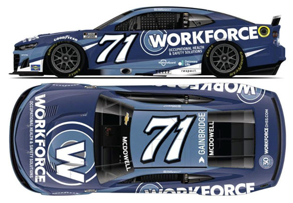 2025 Michael McDowell NASCAR Diecast 71 Workforce CWC 1:64 Lionel Action ARC 99
