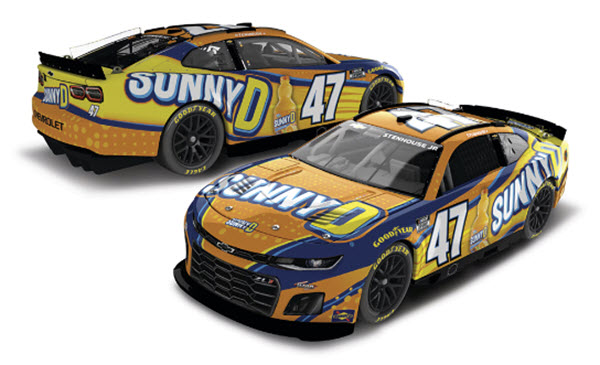 2025 Ricky Stenhouse NASCAR Diecast 47 SunnyD Sunny D CWC 1:24 Lionel Action ARC Color Chrome 99