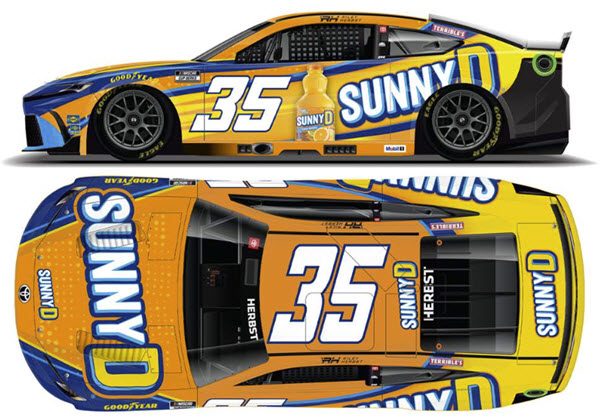 2025 Riley Herbst NASCAR Diecast 35 SunnyD 1:24 CWC Lionel Action RCCA Elite 99