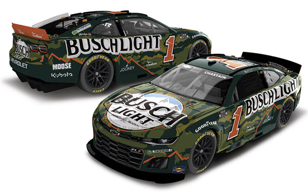 2025 Ross Chastain NASCAR Diecast 1 Busch Light Camo 1:64 CWC Lionel Action ARC 99
