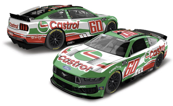 2025 Ryan Preece NASCAR Diecast 60 Castrol CWC 1:24 Lionel Action ARC Color Chrome 99