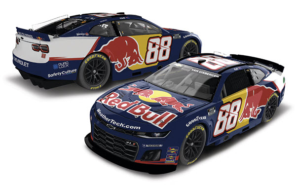 2025 Shane Van Gisbergen NASCAR Diecast 88 Red Bull 1:24 CWC Lionel Action RCCA Elite Color Chrome 99