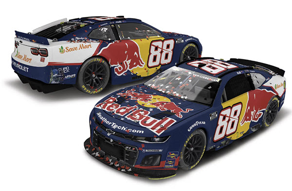 2025 Shane Van Gisbergen NASCAR Diecast 88 Red Bull Sonoma Win Raced Version 1:24 CWC Lionel Action RCCA Elite Dual Autographed 99
