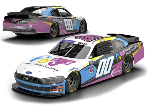 2025 Sheldon Creed NASCAR Diecast 00 Friends Of Jaclyn Foundation CWC 1:24 Lionel Action ARC Color Chrome 99