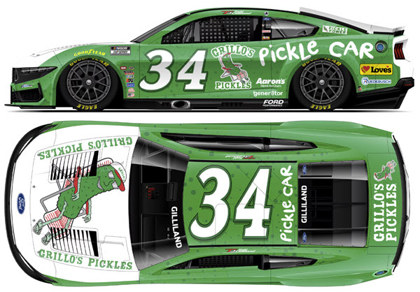 2025 Todd Gilliland NASCAR Diecast 34 Grillos Pickles CWC 1:24 Lionel Action ARC 99