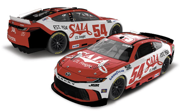 2025 Ty Gibbs NASCAR Diiecast 54 SAIA LTL Freight 1:24 CWC Lionel Action RCCA Elite 99