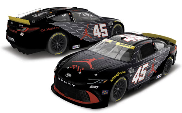 2025 Tyler Reddick NASCAR Diecast 45 Jordan Brand AJ40 CWC 1:24 Lionel Action ARC 98