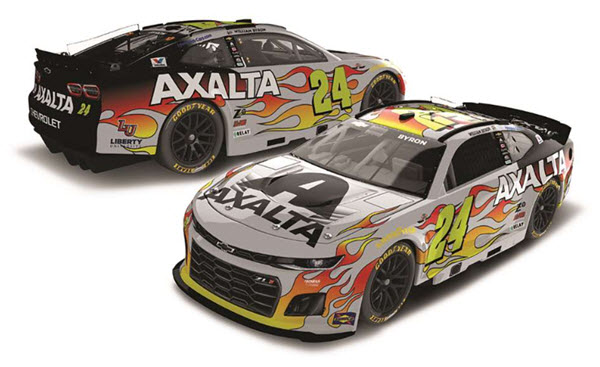 2025 William Byron NASCAR Diecast 24 Axalta Darlington Throwback CWC 1:24 Lionel Action RCCA Elite Color Chrome 99