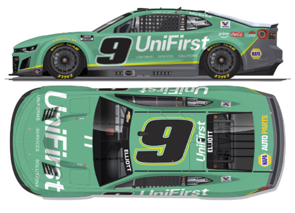 2026 Chase Elliott NASCAR Diecast 9 UniFirst CWC 1:24 Lionel Action ARC 99
