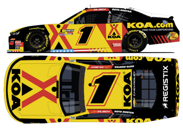 2026 Connor Zilisch NASCAR Diecast 1 KOA 1:24 CWC Lionel Action ARC Autographed 99