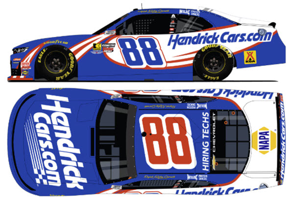 2026 Rajah Caruth NASCAR Diecast 88 Hendrickcars Hendrick Cars CWC 1:24 Lionel Action ARC Color Chrome 99