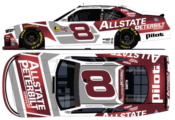 2026 Sammy Smith NASCAR Diiecast 8 Allstate Peterbilt 1:24 CWC Lionel Action ARC Autographed 99