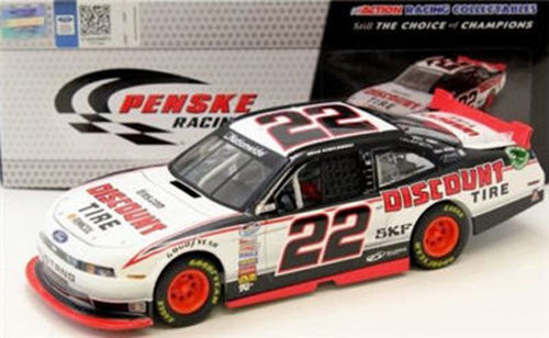 22 Brad Keselowski Diecast 2013 Discount Tire Mustang 1:24 CWC Lionel Action ARC 1