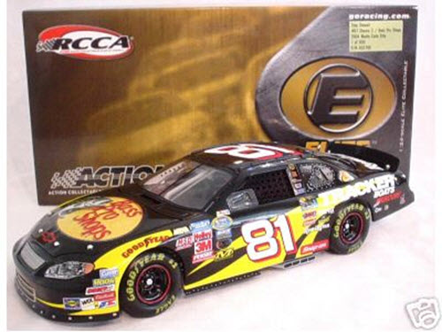 81 Tony Stewart Diecast 2004 NASCAR Bass Pro Shops CWC 1:24 Action RCCA Elite 1