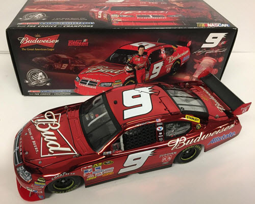 9 Kasey Kahne Diecast 2008 Bud Budweiser Born On Date Announcement CWC 1:24 Lionel Action ARC Color Chrome 1